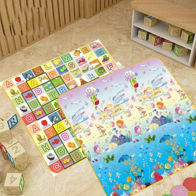 Double-sided Pattern Baby Play Mat Thicken 1/0.5cm Educational