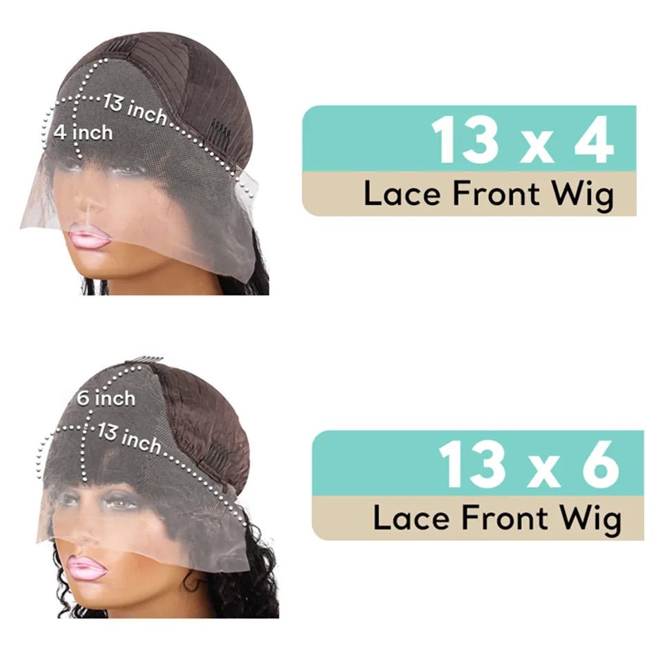 Water Wave Burgundy 13x6 Hd Lace Frontal Human