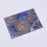 2pcset Printed PU Leather Passport Cover Luggage Tag