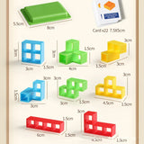 48-64 Stacking Blocks Tetra Tower Balance Game Stacking
