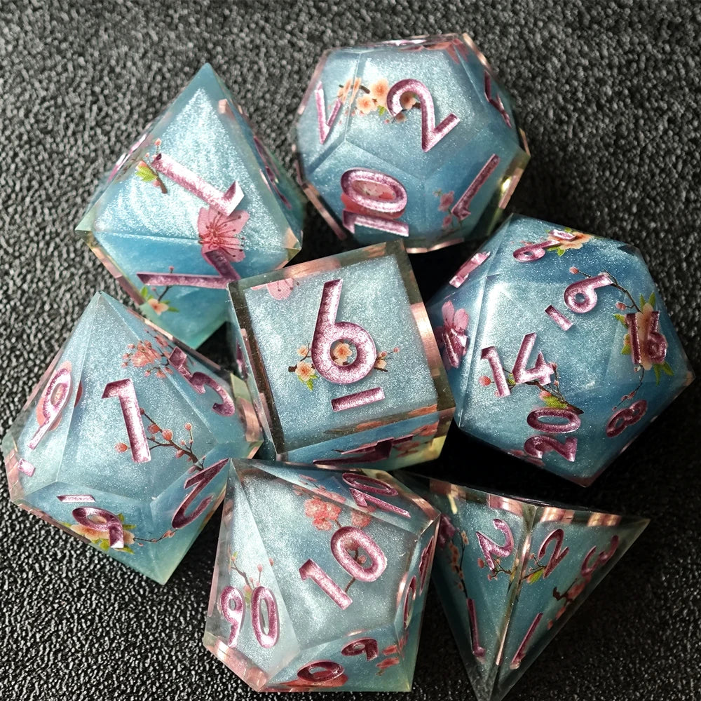 MINI PLANET Resin Dice With Sharp Edge For