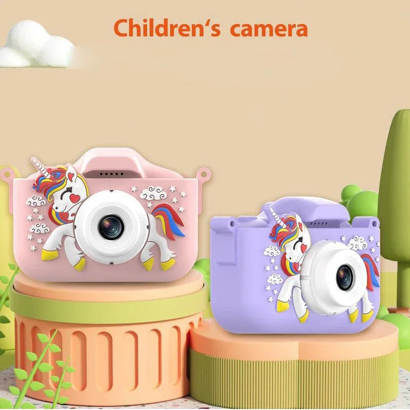 Children's Camera Unicorn Cartoon Digital Camera Animal Toy