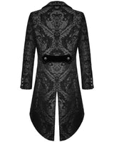Classical Devil Mens Gothic Steampunk Tailcoat Jacket Black