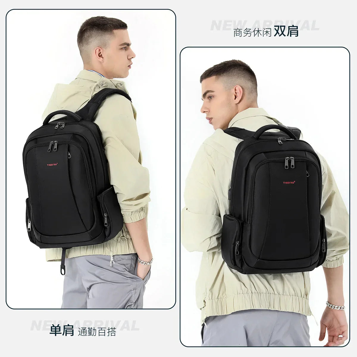 Business commuting highcapacity nylon computer bag 15.6inch laptop
