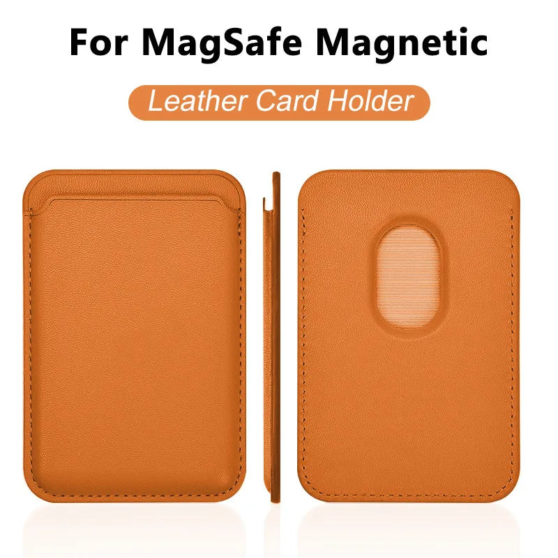 Luxury For Magsafe Magnetic Leather Wallet Case For