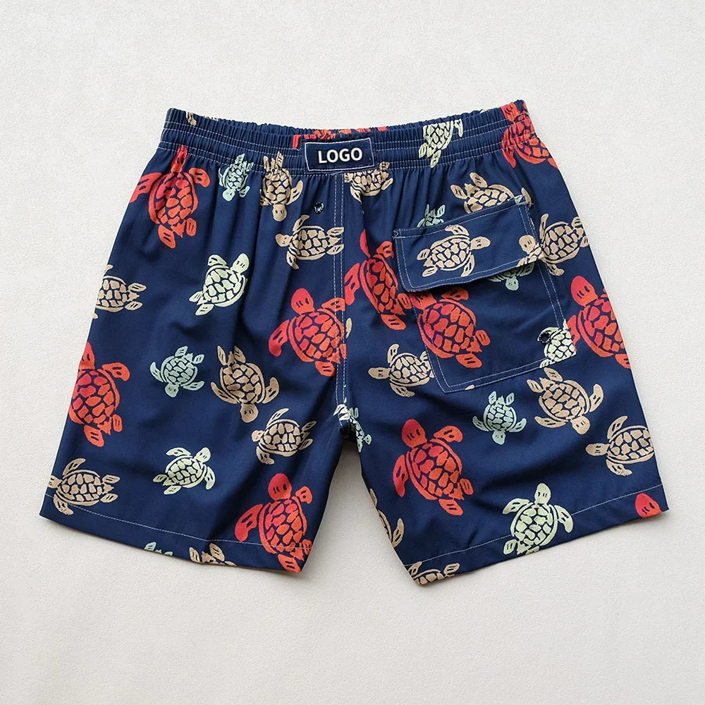 Turtle Shorts For Men Swimming Trunks Summer Four