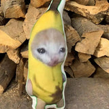 2023 Crying Banana Cat Plush Pendant Cute Banana