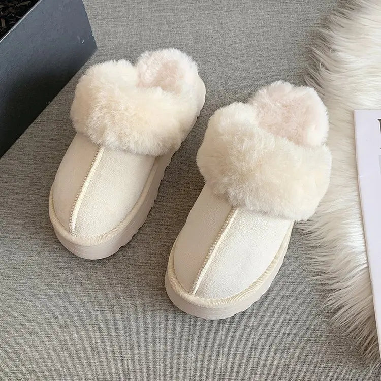 42 Code Snow Boots Fur Fur Slippers Female
