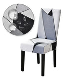 Printed Chair Cover Elastic Seat Chair Covers Removable