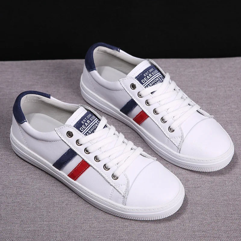 2024 Women's Leather Vulcanized Sneakers