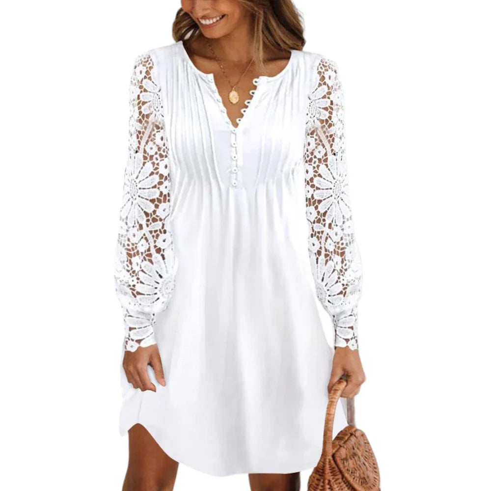 XXL 3XL Plus Size Lace Lady Long Sleeved