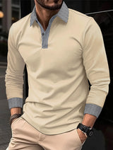 Spring And Autumn New Men's Casual Long sleeved