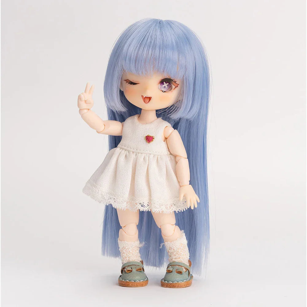 Ob11 Doll Wigs Soft Cute Braid Hair Bangs