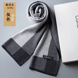 Fashion Classic Business Scarf Men Wool Scarf Soft