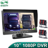 FHD 1920x1080P 10 Inch IPS Screen Truck Bus