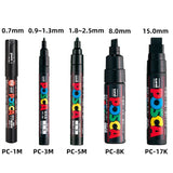 Uni Marker Pen, PC-3M Acrylic posca marcadores permanent