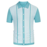 Men's Summer Short Sleeve Polo Shirts Knitted Business