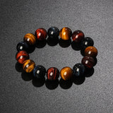 Original Lightning 6-16mm colorful Tiger Eyes Beads Bracelet