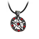 Movie Supernatural Dean Leather Rope Coppery Pendant Necklace