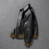A2 Men's Bomber Jacket Tea Core Horse Leather