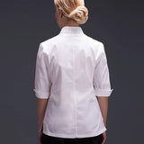 Women Restaurant Clothes Chef Waitress Jacket Work Uniform