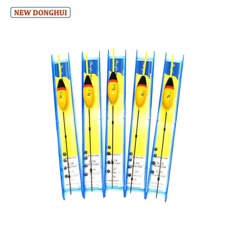 Newdonghui Pole Fishing Float Set Winder Ready-Made Rigs
