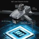 L600 PRO MAX Drone 4K Three-Axis PTZ HD