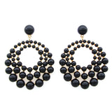 Zouchunfu Aretes Large Size Zinc Alloy Drop Shiny