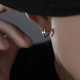 For Men, S925 Silver Needle Earrings For Men