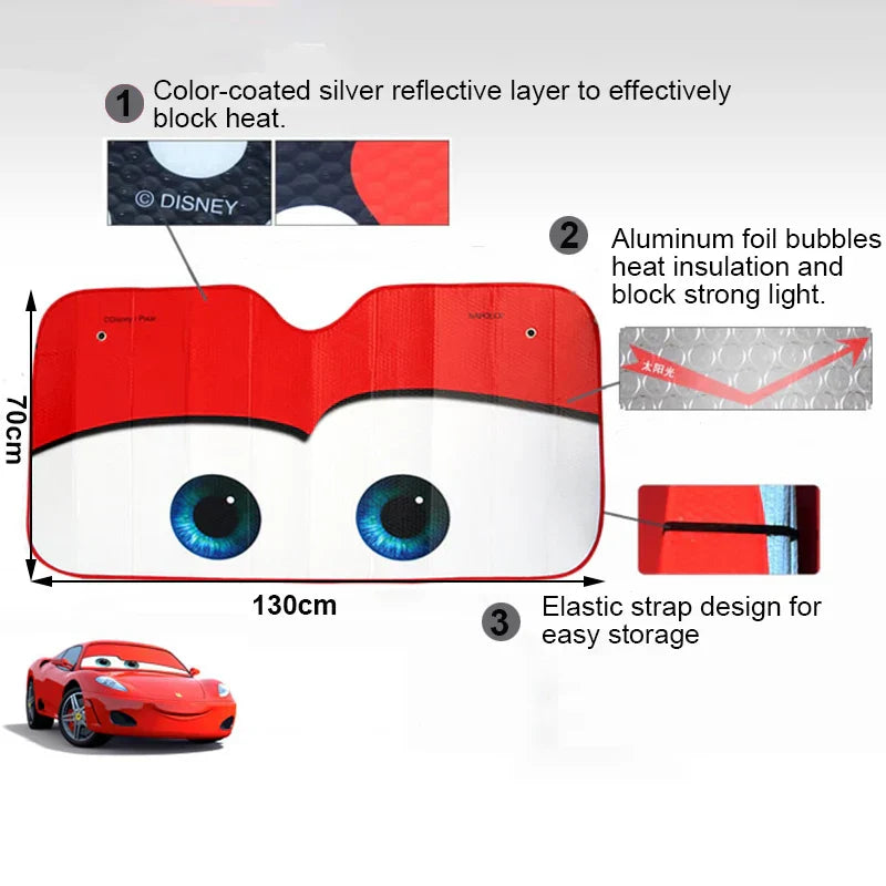 6-Color Heated Windshield Sunshade Car Cover