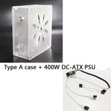 Mini itx computer case Acrylic frosted transparent chassis