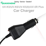 UV-K6 Car Charger Battery Eliminator DC12V-24V Input Voltage