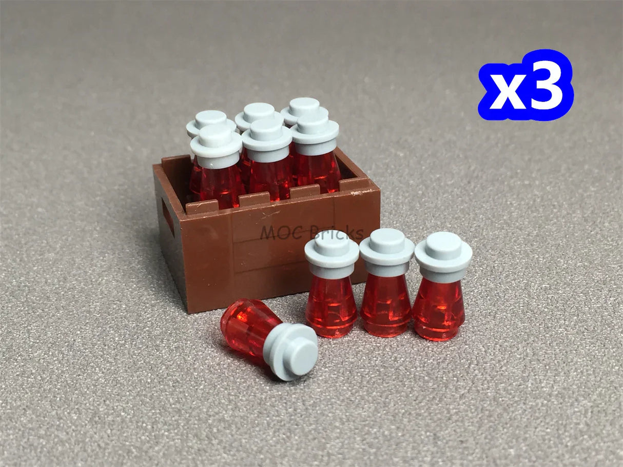 3Sets MOC Bricks Soda Water Set Soda Soft