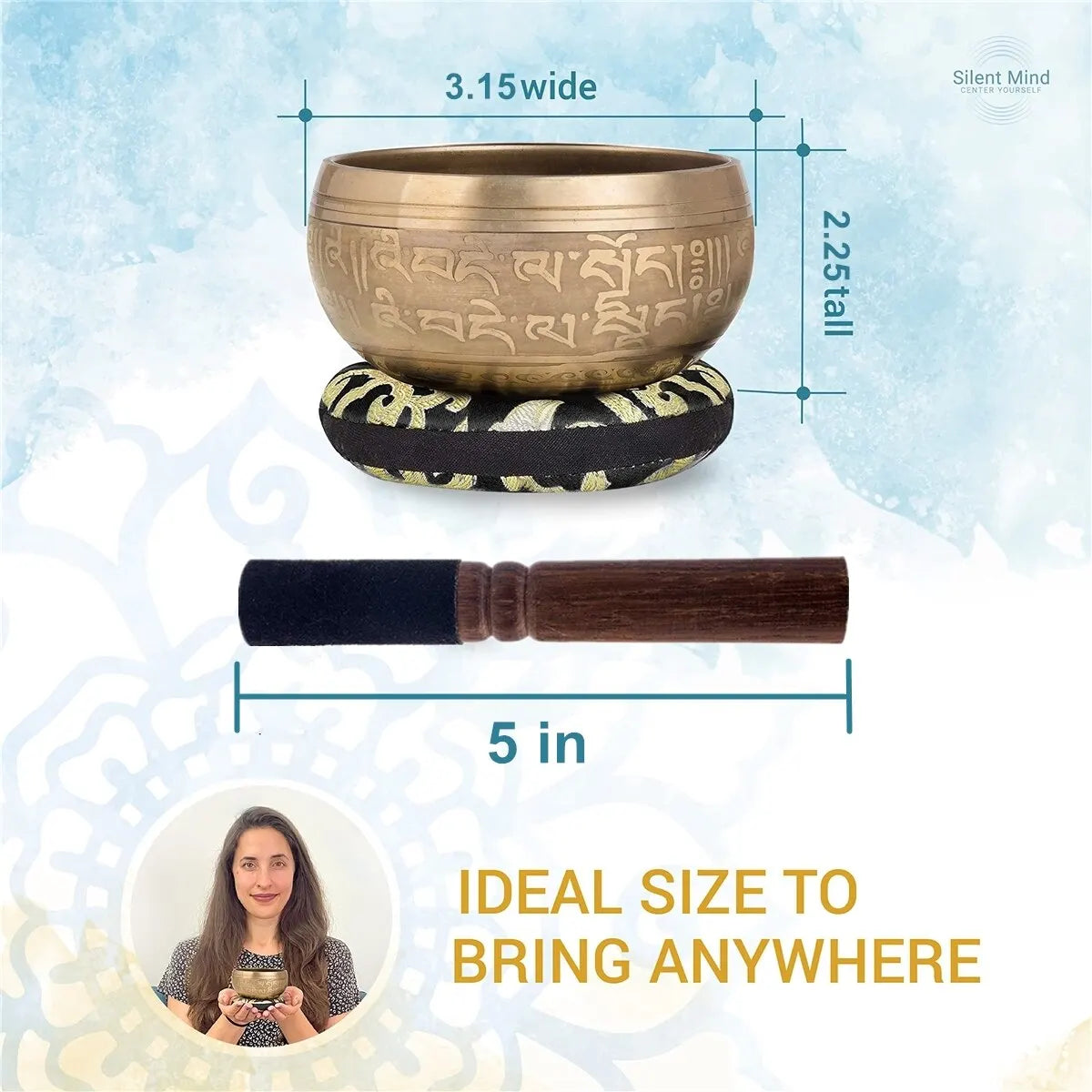 Tibetan Singing Bowl Set Totem Sound Bowl Meditation