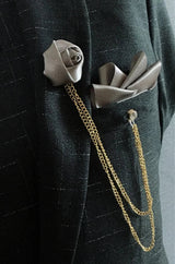 Men's Bow Tie Corsage Pocket Towel Sets British