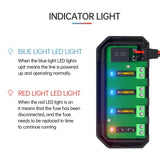 Car Blade Fuse Block Panel 12V 4 Circuit