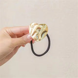 Fashion Metal Circle Ponytail Holder Hair Ropes Gothic