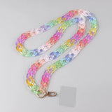 FishSheep 12 Colors Frosted Acrylic Chain Crossbody Phone