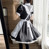 Gothic Lolita Anime Maid Cosplay Costumes Women Plus