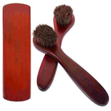 3 Pcs Clean Polish Boot Brush Horse Hair