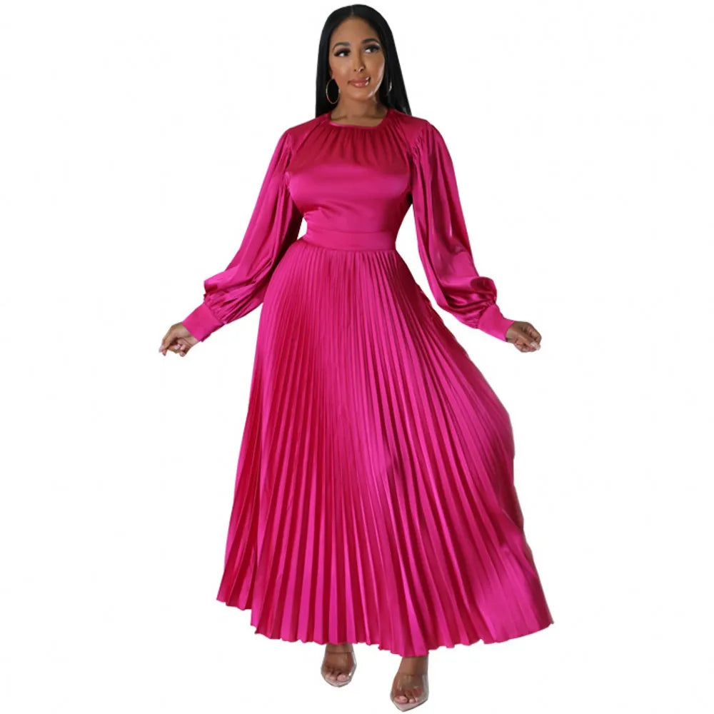 Elegant Dresses For Women Autumn Winter Maxi Dress