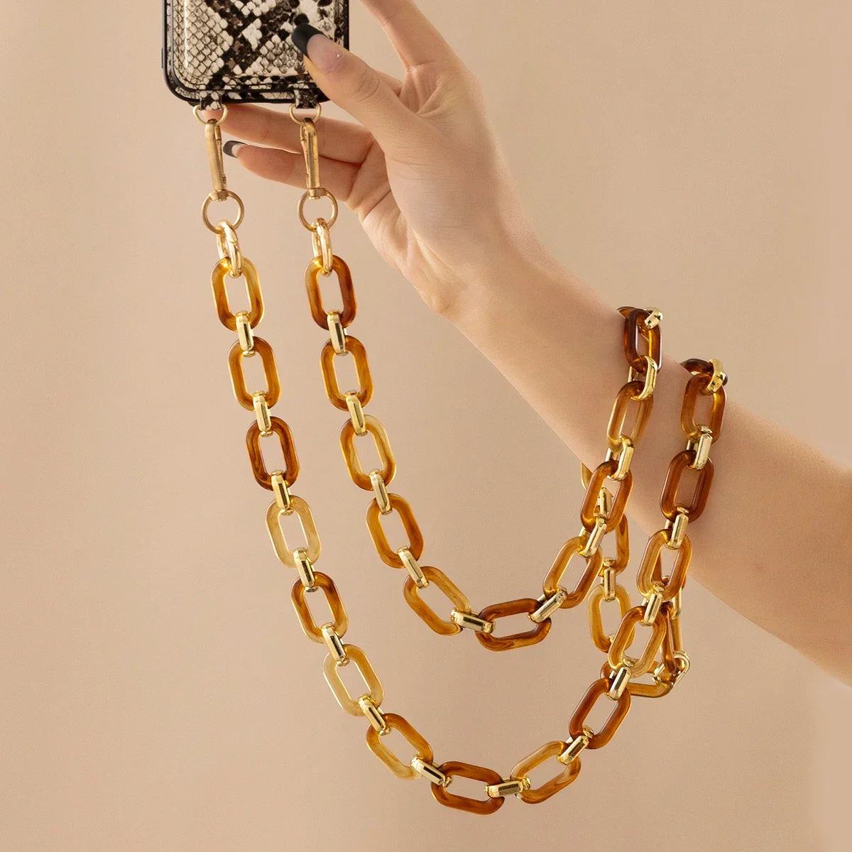 Fashion 120cm Telephone Strap Long Style Acrylic Slant
