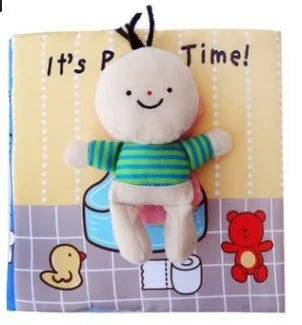 Infant Baby Cloth Book Bath Potty Baby Book