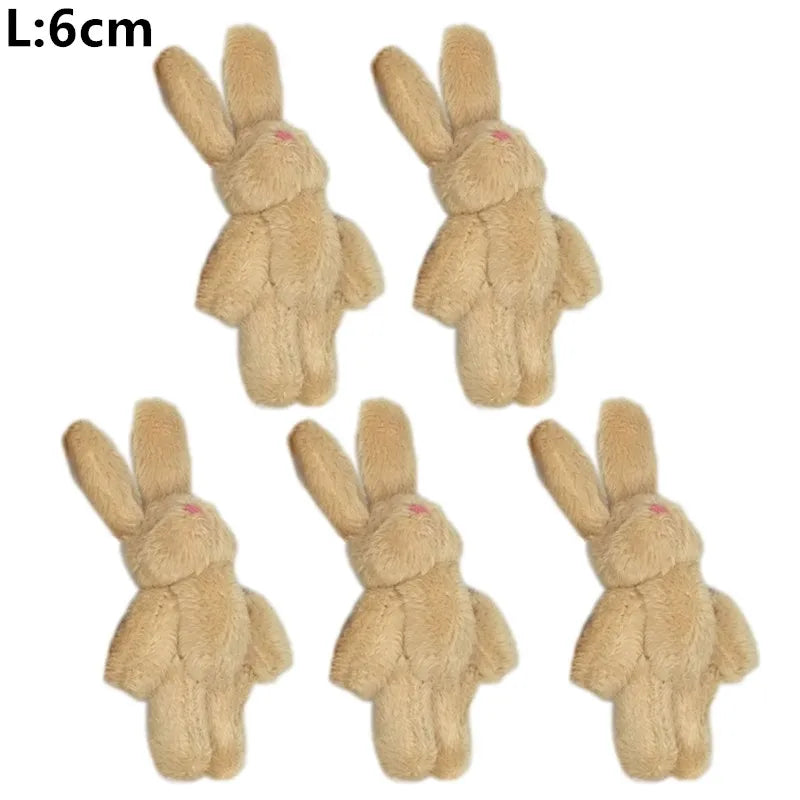 15Pcs/10/5Pcs Kawaii Small Bears Plush Soft Toys Pearl
