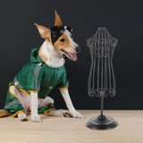 Iron Mannequin Stand Puppy Coat Hanging Rack Miniature