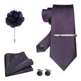 EASTEPIC 8 cm Red Blue Plaid Tie Paisley