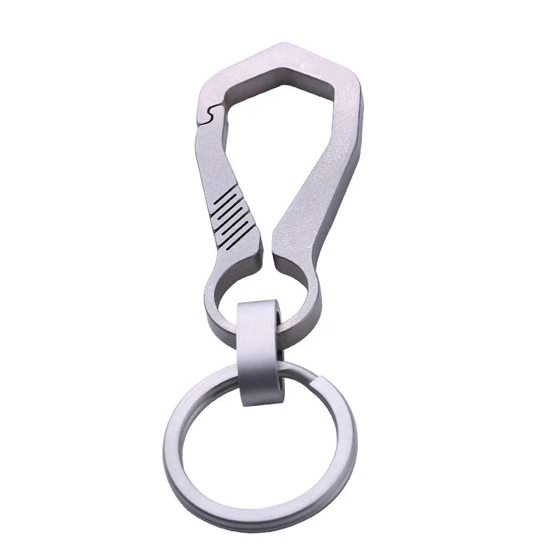 HighEnd Titanium Keychain Luxury Men Car Key Chain