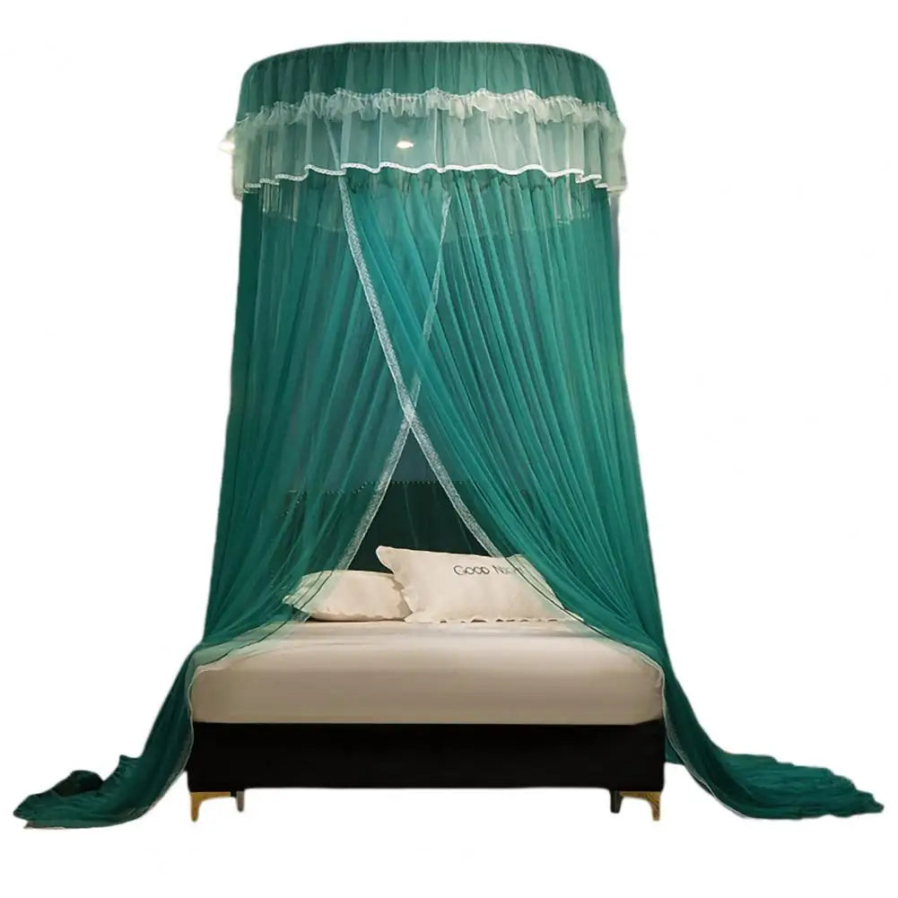 Breathable Hanging Mosquito Net Top Hook Lace Bed