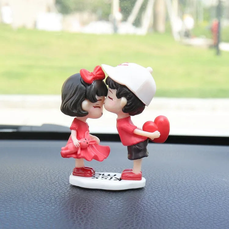 Anime Couples For Car Ornament Model Cute Kiss
