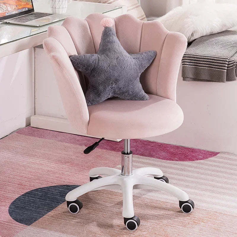 Nordic Computer Pink Chair Girl Dressing Stool Living